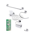 KIT ACCESSORI BAGNO SERIE BORA 5 PZ