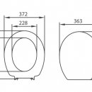 SEDILE WC MARTE UNIVERSALE TERMOINDURENTE KG 1,6 SOFT CLOSE