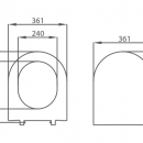 SEDILE WC DREAM SLIM DEDICATO TERMOINDURENTE KG 2,2 CERNIERE INOX