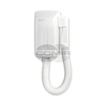 ASCIUGACAPELLI ABS BIANCO CON TUBO SC0004