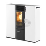 FOCO STUFA PELLET CANALIZZABILE SLIM KW 8 BIANCO