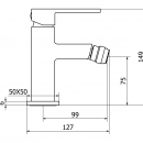 MISCELATORE BIDET RHEA