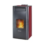 FOCO STUFA PELLET IDRO TRADITIONAL KW 28 BORDEAUX