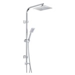 COLONNA DOCCIA PLATINUM CROMO SOFFIONE QUADRATO ABS 225x225mm